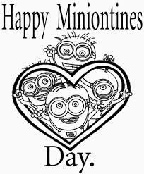 Minionki kolorowanki